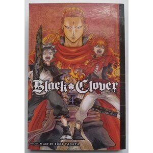 Black Clover Vol. 4: Crimson Lion King Manga Comic Book by Yūki Tabata (VG+)